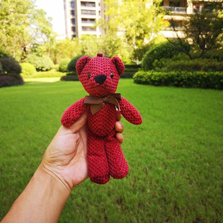 Stuffed Bear Plush - Red Plush - Femboy Fatale