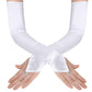 Finger Loop Gloves - White Gloves - Femboy Fatale