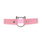 Pink Gothic Leather Garter Collection - Cat Garters - Femboy Fatale