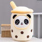 Boba Tea Plushies - Yellow Panda / 25cm - Femboy Fatale