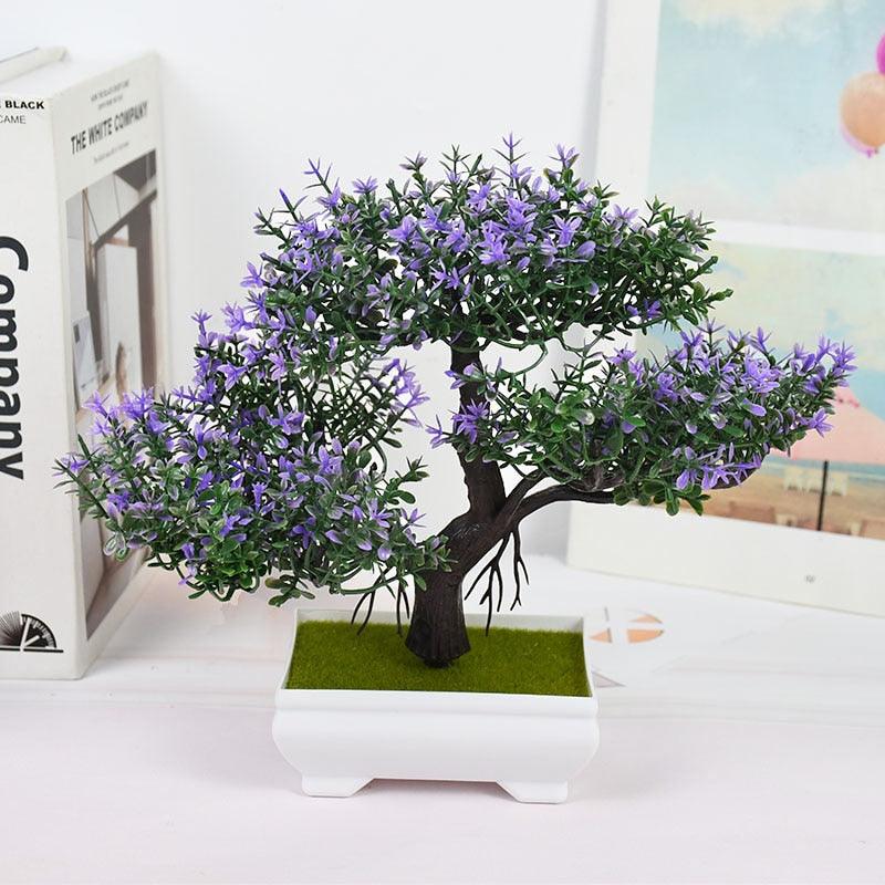 Bonsai Tree / Artificial Plant Collection - Purple Artificial Plant - Femboy Fatale