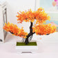 Bonsai Tree / Artificial Plant Collection - Orange Artificial Plant - Femboy Fatale