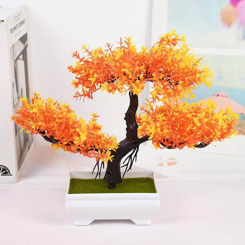 Bonsai Tree / Artificial Plant Collection - Orange Artificial Plant - Femboy Fatale
