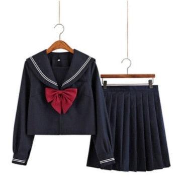 Japanese School Uniform - Long Set B / S Costume - Femboy Fatale
