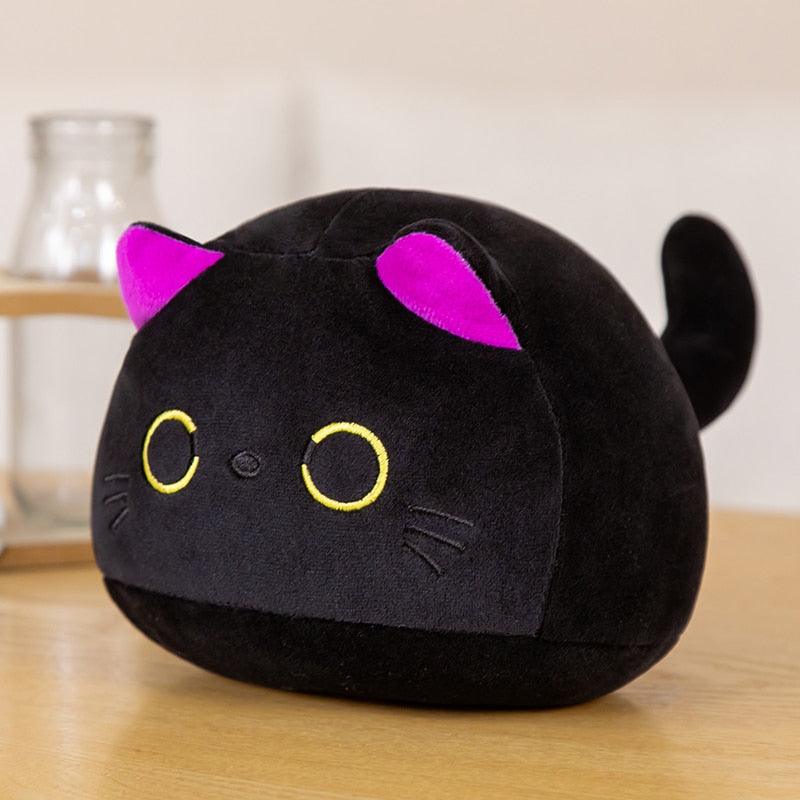 Animal Plush Collection - Black/Purple Cat 15cm - Femboy Fatale