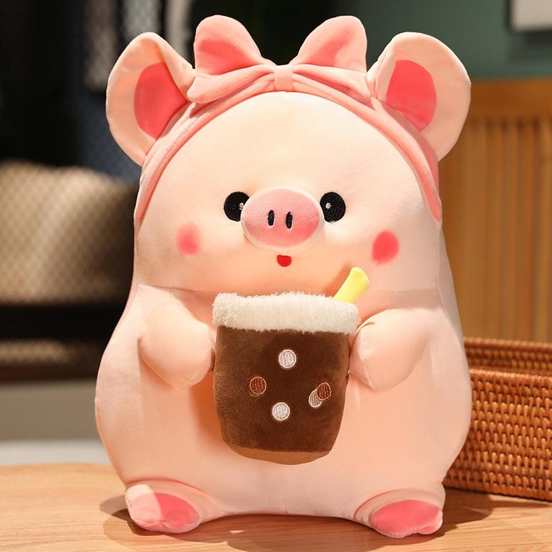 Boba Tea Plushies - Boba Piggy / 25cm - Femboy Fatale