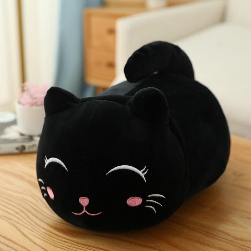 Animal Plush Collection - Smiling Black Cat 25cm - Femboy Fatale